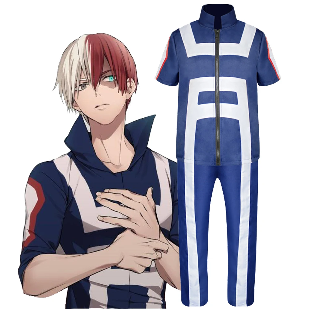 

Аниме Boku no Hero Academia Bakugou Katsuki Midoriya Izuku, карнавальный костюм, My Hero Academia Todoroki Shouto, спортивная форма для школьников