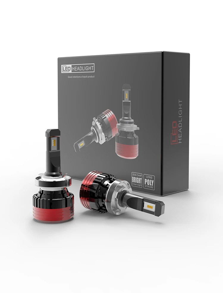 Мини Philips-ZES светодиод H1 H4 H7 H8 H9 H11 9005 9006 9012 HB3 HB4 HIR2 Ultinon Эфирное светодиодный автомобиль 6000 К белый свет фар авто