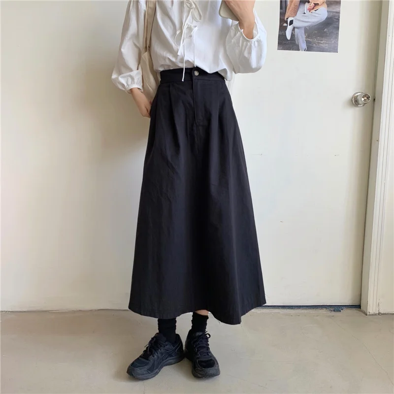 Юбка А-силуэта средней длины для женщин весна-осень 2021 |