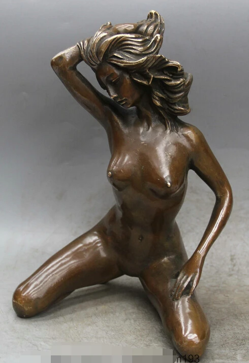 11 &quotКитай West Copper голые сексуальные девушки Белль красоты женская скульптура R0710 |