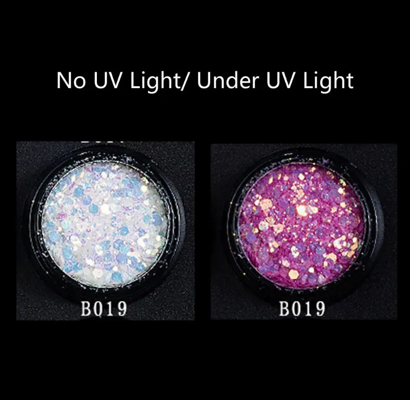 

UV Color Change Mica Powder Sunlight Reactive Sequain Glitter Resin Jewelry DIY