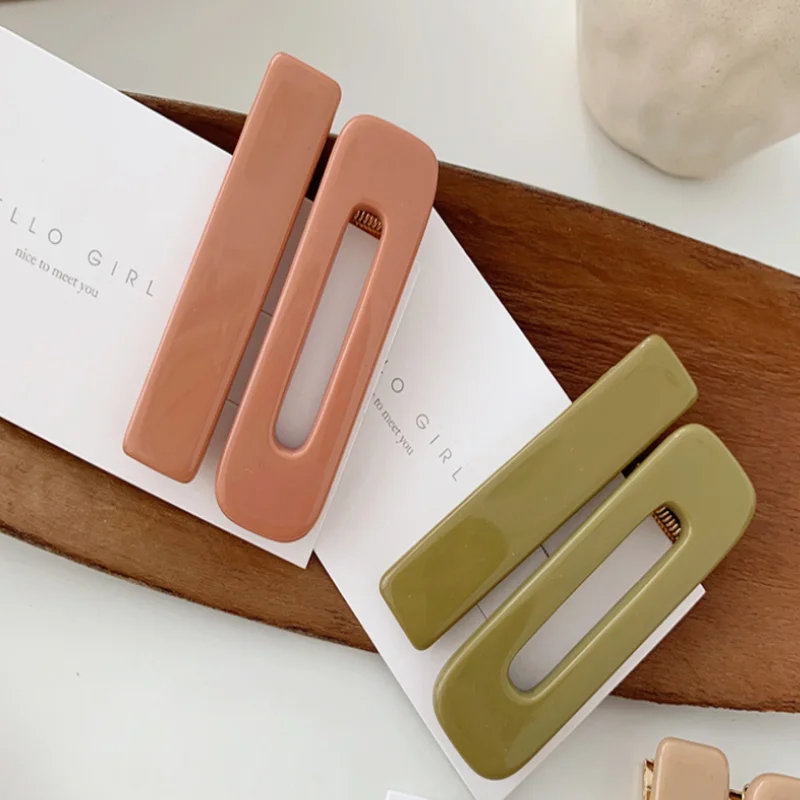 Супер текстурированная шпилька для волос авокадо в стиле Instagram осень-зима