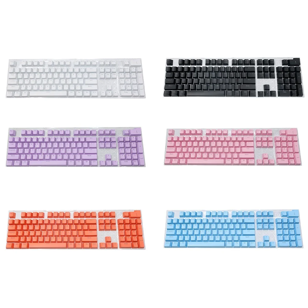 

104Pcs/Set ABS Universal Backlit Key Cap Keycaps for Cherry Mechanical Keyboard Computer Peripherals for Cherry/Kailh/Gateron