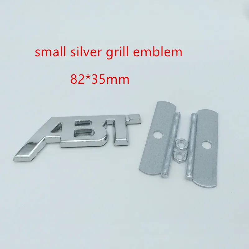 1 шт. ABT 3D металлическая эмблема передней решетки автомобиля боковое крыло задняя