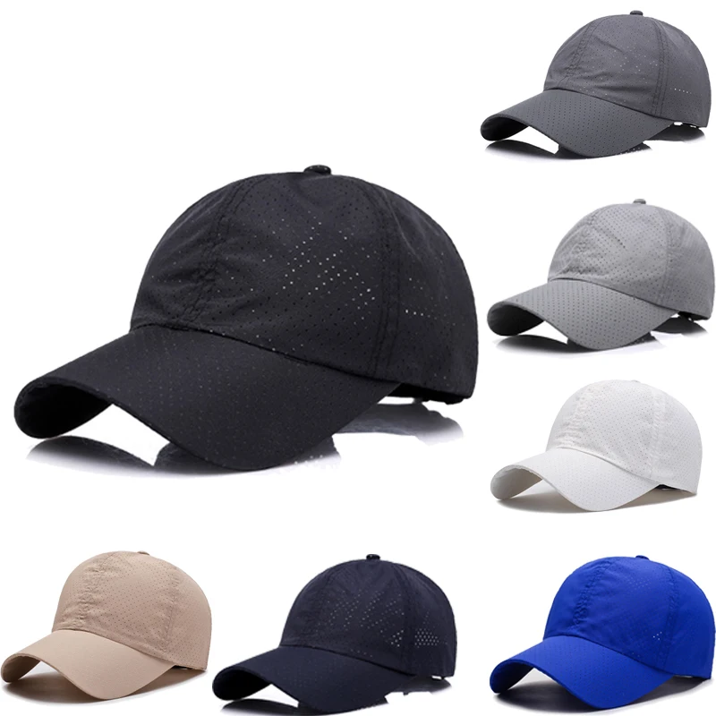 Мужские и женские уличные шляпы летняя дышащая быстросохнущая бейсболка для