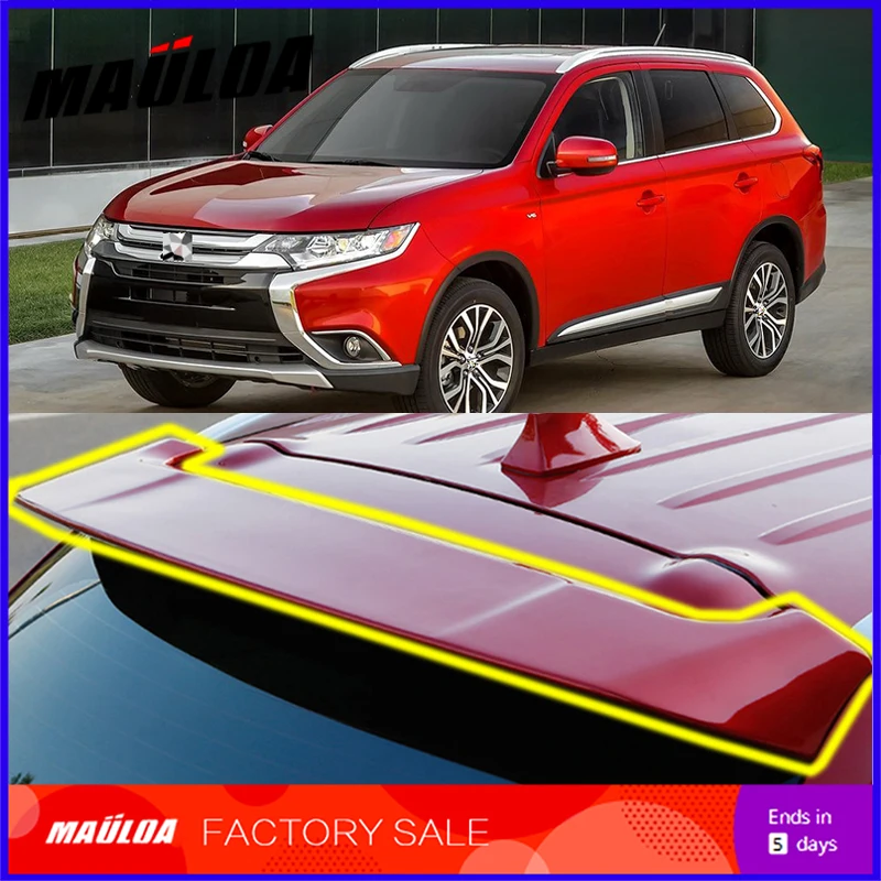 

Высококачественный черный белый праймер из АБС-пластика, неокрашенный спойлер на крышу автомобиля и заднее крыло для Outlander 2013, 2014, 2015, 2016, 2017, ...