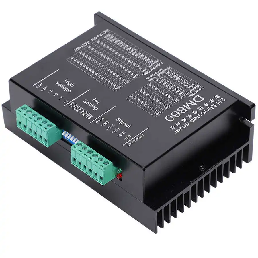 

NEW contacteur modulaire Household ac Modular contactor Step Motor Driver Stepper Controls Drives DM860 Support PUL/DIR/CW/CCW