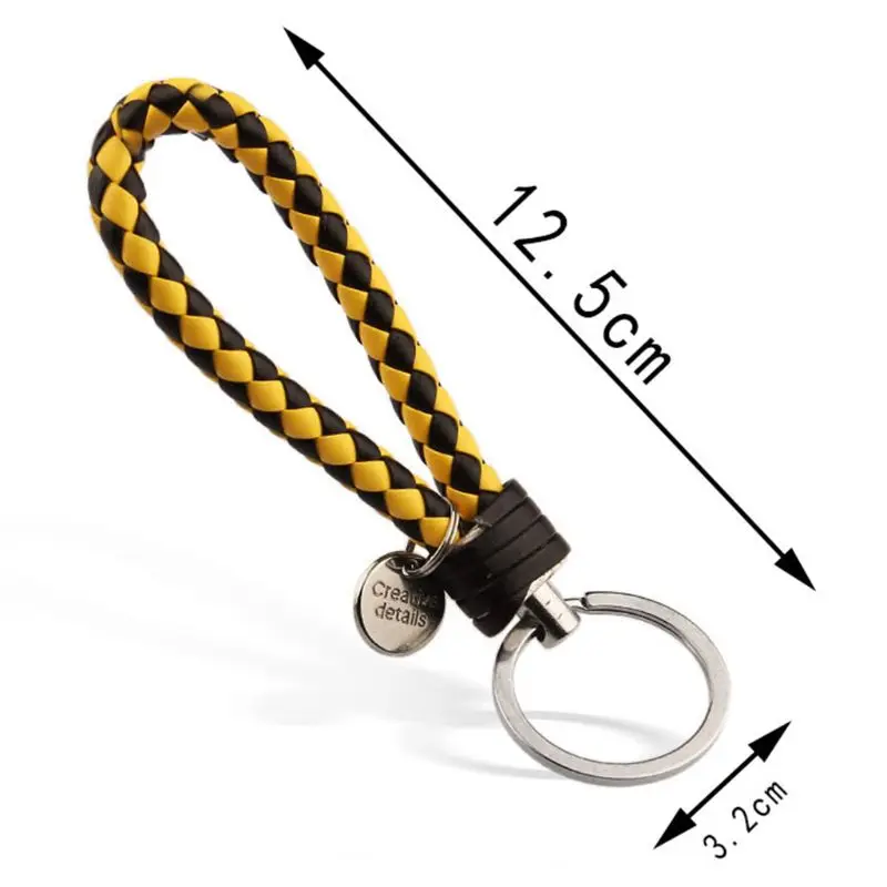 

Car Key Chain For Motorcycles Scooters and Cars Key Fobs Leather Rope Key Ring Leather Car Key Chain Men and Women Small Gifts