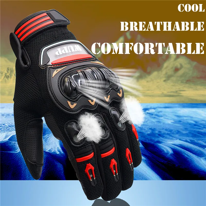 

2pcs/set Motocross Bicycle Windproof Touch Screen Gloves Outdoor Sports Comfortable And Breathable Glove Cycling Equipment
