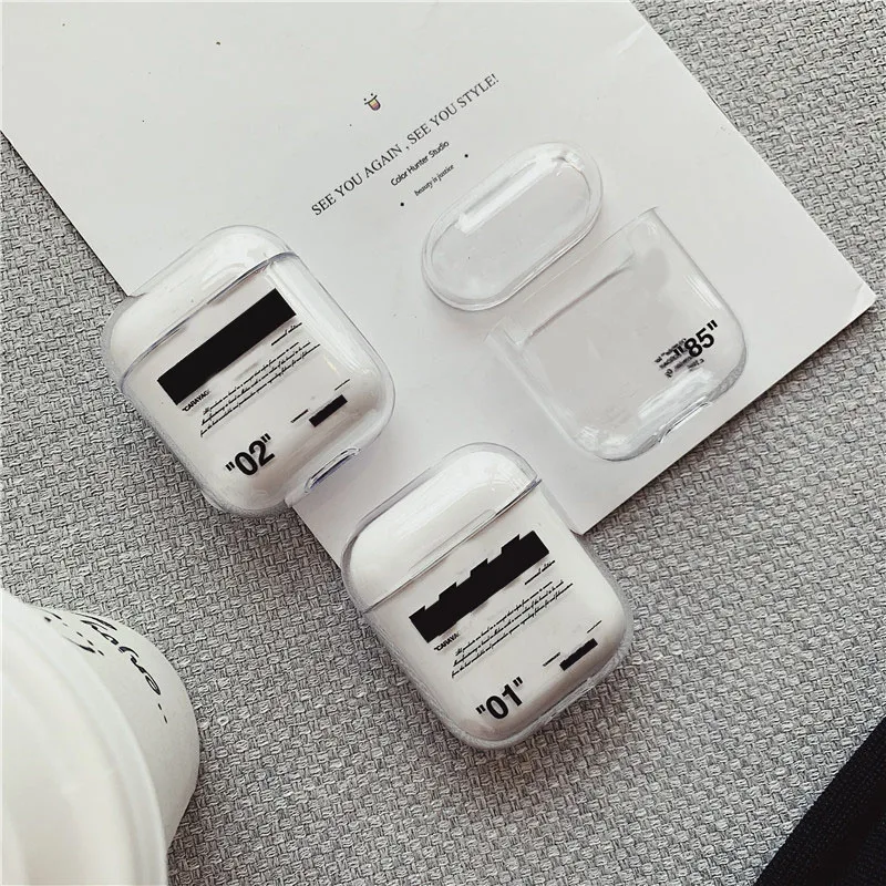 Классный чехол для Apple AirPods, чехол, беспроводной, Bluretooth, наушники, PC, прозрачный, fundas, чехол для Airpods 1, 2, чехол, сумка, зарядная коробка