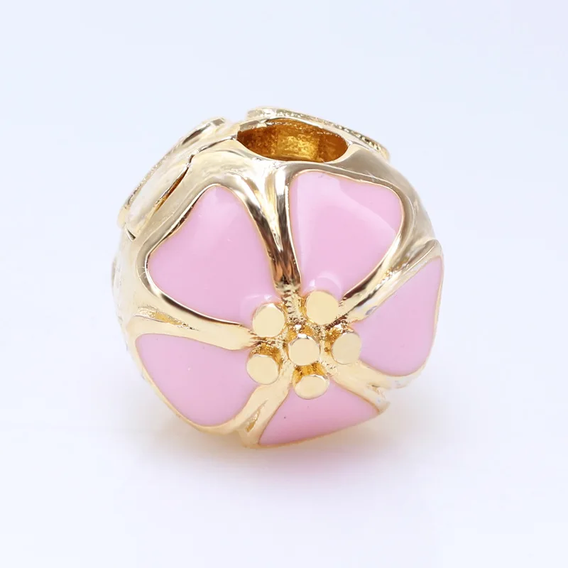 

DoDoFly S925 Silver Sakura fixed clip positioning buckle Clip Beads Fit Original Bracelet Necklace DIY Jewelry
