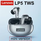 Оригинальные беспроводные наушники Lenovo LP5 TWS Bluetooth 5,0 IPX5, водонепроницаемая гарнитура, наушники с сенсорным управлением, Hi-Fi стереонаушники