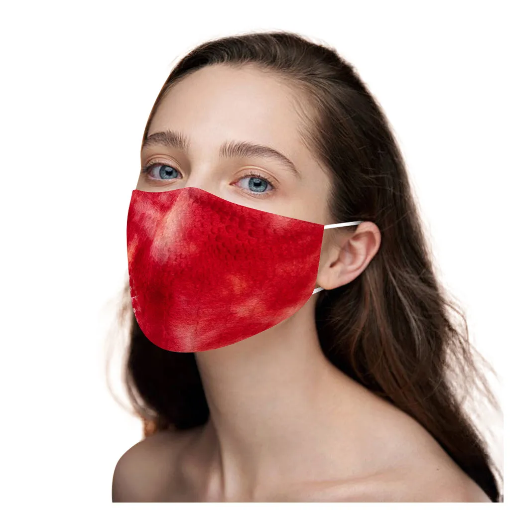 1 шт. для взрослых унисекс моющаяся печать Регулируемая дышащая хлопковая