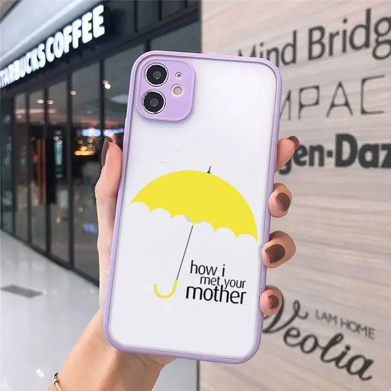 

how i met your mother TV series Phone Case matte transparent For iphone 7 8 11 12 plus mini x xs xr pro max cover