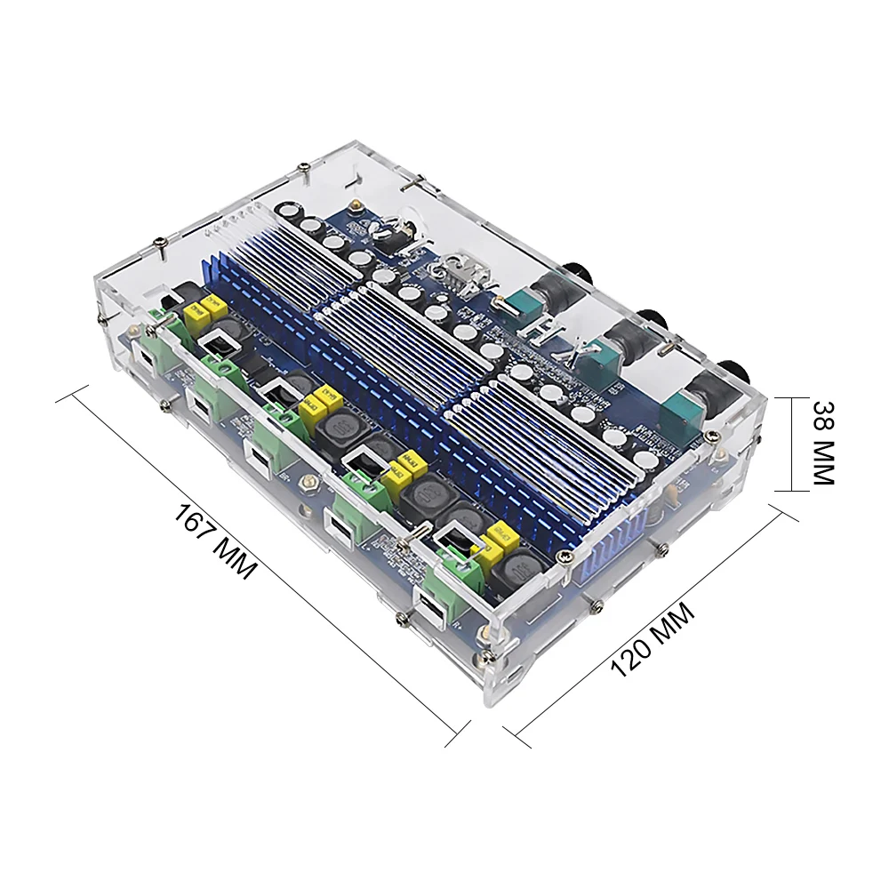 Плата усилителя AIYIMA TPA3116D2 Bluetooth 5 0 50 Вт * 2 + 100 4-канальный усилитель сабвуфера звука