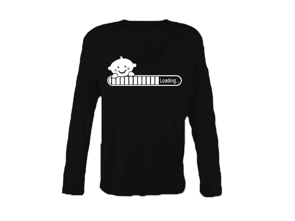 

Men and women long sleeve shirt logo customized pure cotton casual print shirts O neck long sleeve casual dropshipping