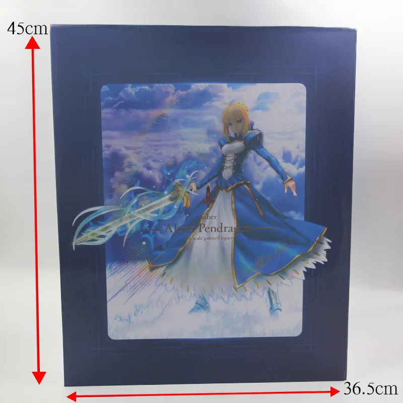 Аниме экшн-фигурки Fate/stay Night Altria Pendragon красивые девушки 41 см 1/4 стоя Боевая осанка