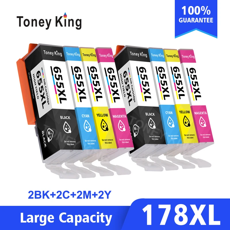 2 комплекта совместимый картридж Замена для HP 655 hp655 CZ109AE deskjet 3525 5525 4615 4625 4525 6520 6525 6625