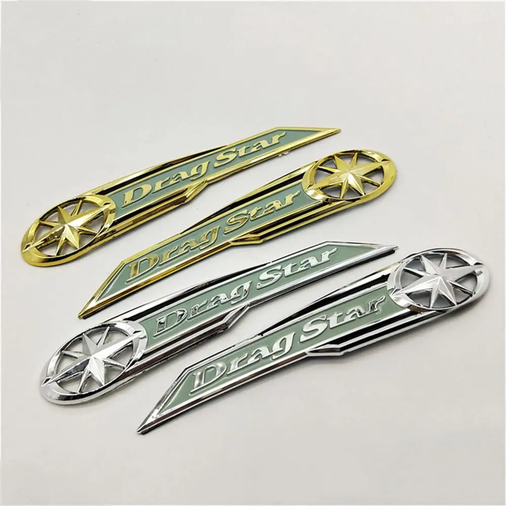 Dragstar газа бейдж для бензобака эмблема перетащите наклейки "Звезды" наклейки для Yamaha Vstar XVS XV 400 650 XV400 XVS400 1100