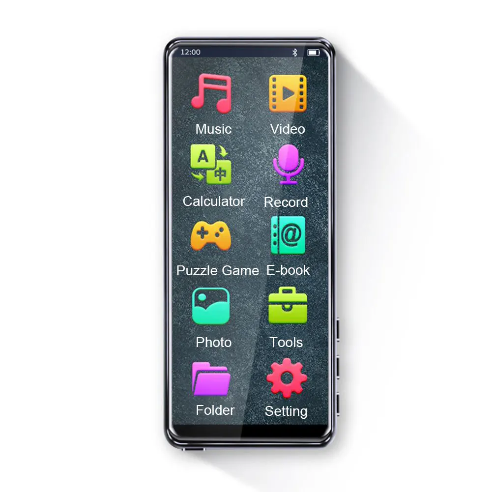 Bluetooth TF карта встроенный динамик учим английский запись usb зарядка MP4 плеер