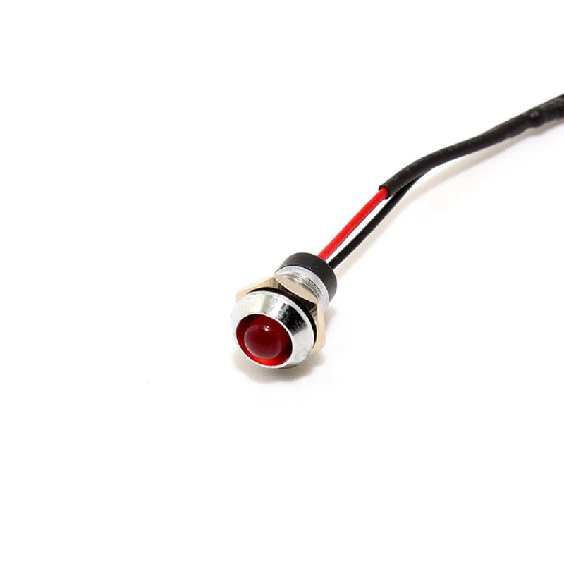 

Индикатор приборной панели металлический держатель 12V Universal 5pcs Van Boat