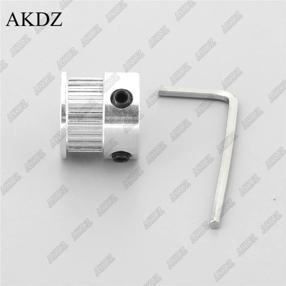 

25 teeth 2GT Timing Pulley Bore 4/5/6/6.35/8/10mm for GT2 Open Synchronous belt width 6mm small backlash 25Teeth 25T
