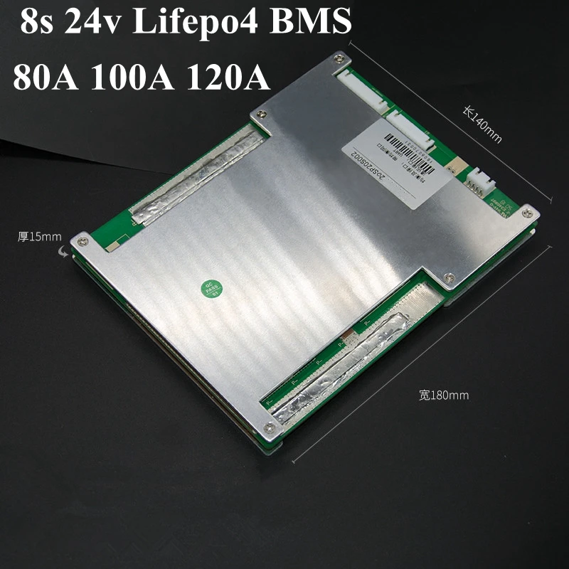 Защитная Плата Smart 8S 80A 100A 120A Lifepo4 с Bluetooth APP коммуникационная плата интерфейса UART BMS