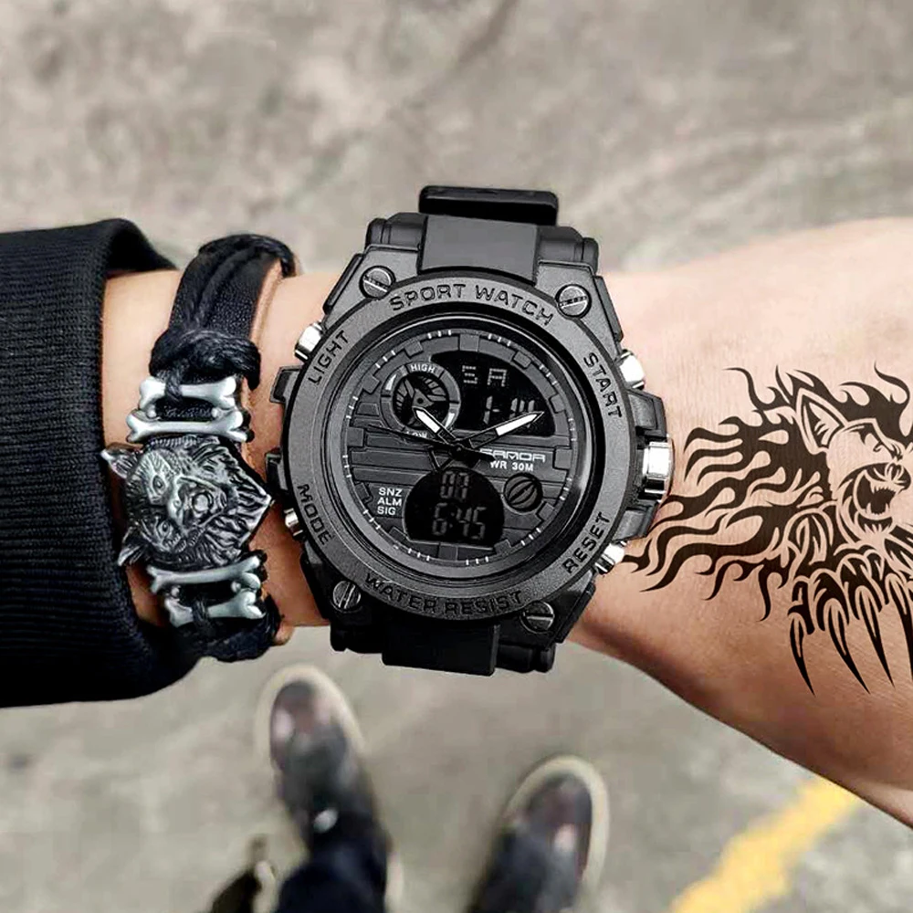 

Mens Military Watch Top Luxury Brand G Style S Shock LED Quartz Clock Sport Watches Male relogios masculino Digital Wristwatch
