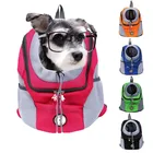 Воздухопроницаемый переносной рюкзак для домашних животных, походная сумка для переноски собак, сумка на плечо для кошки, товары для домашних животных с головой, Прямая поставка