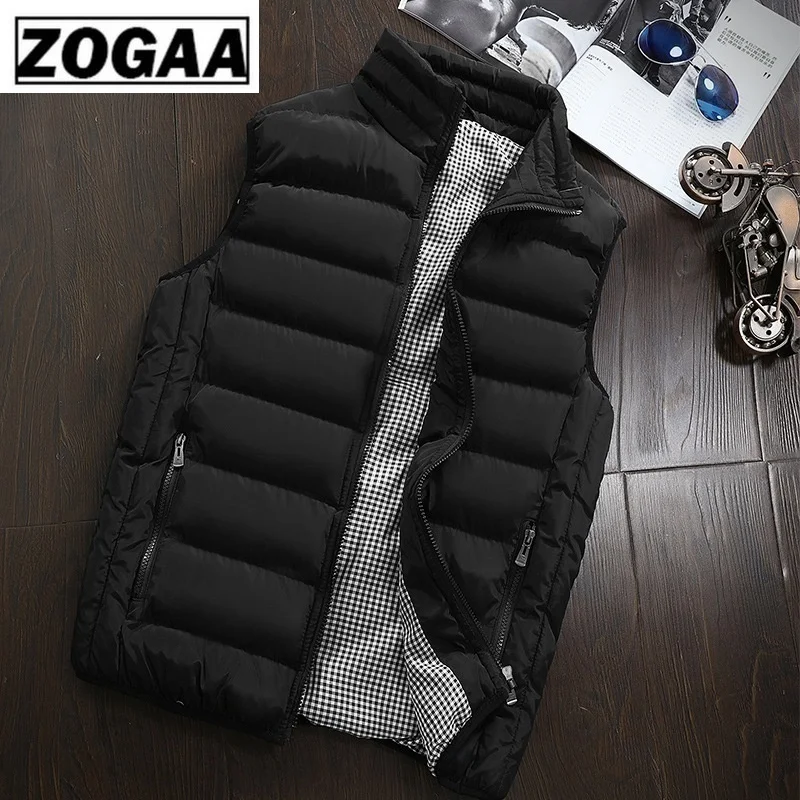 Мужской жилет и пальто хлопковый мужской зимняя теплая Пара Приталенный мужская