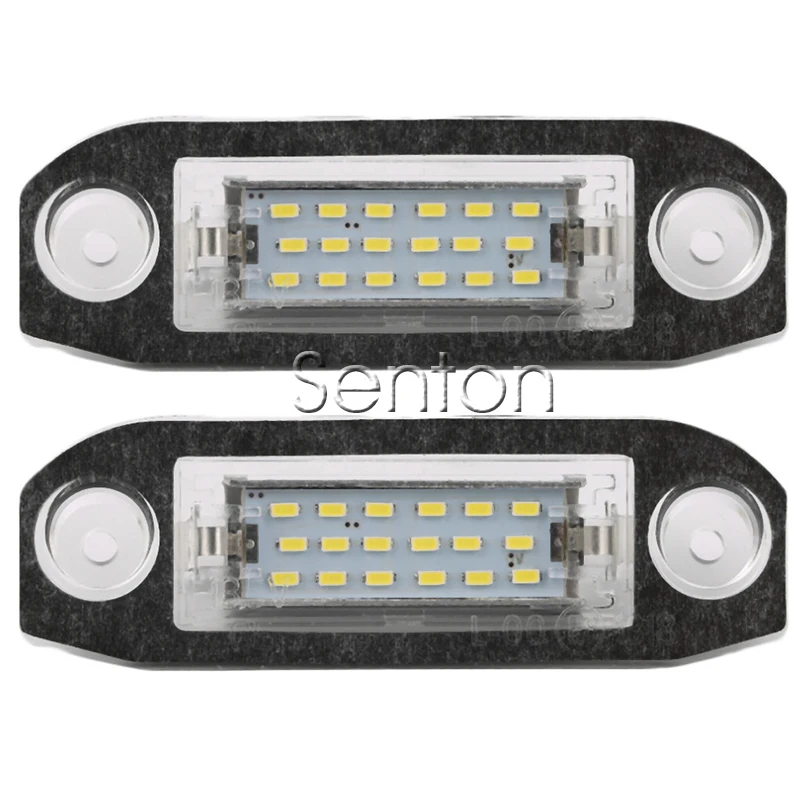 1 пара Автомобильный светодиодный номерной знак светильник дневные ходовые огни