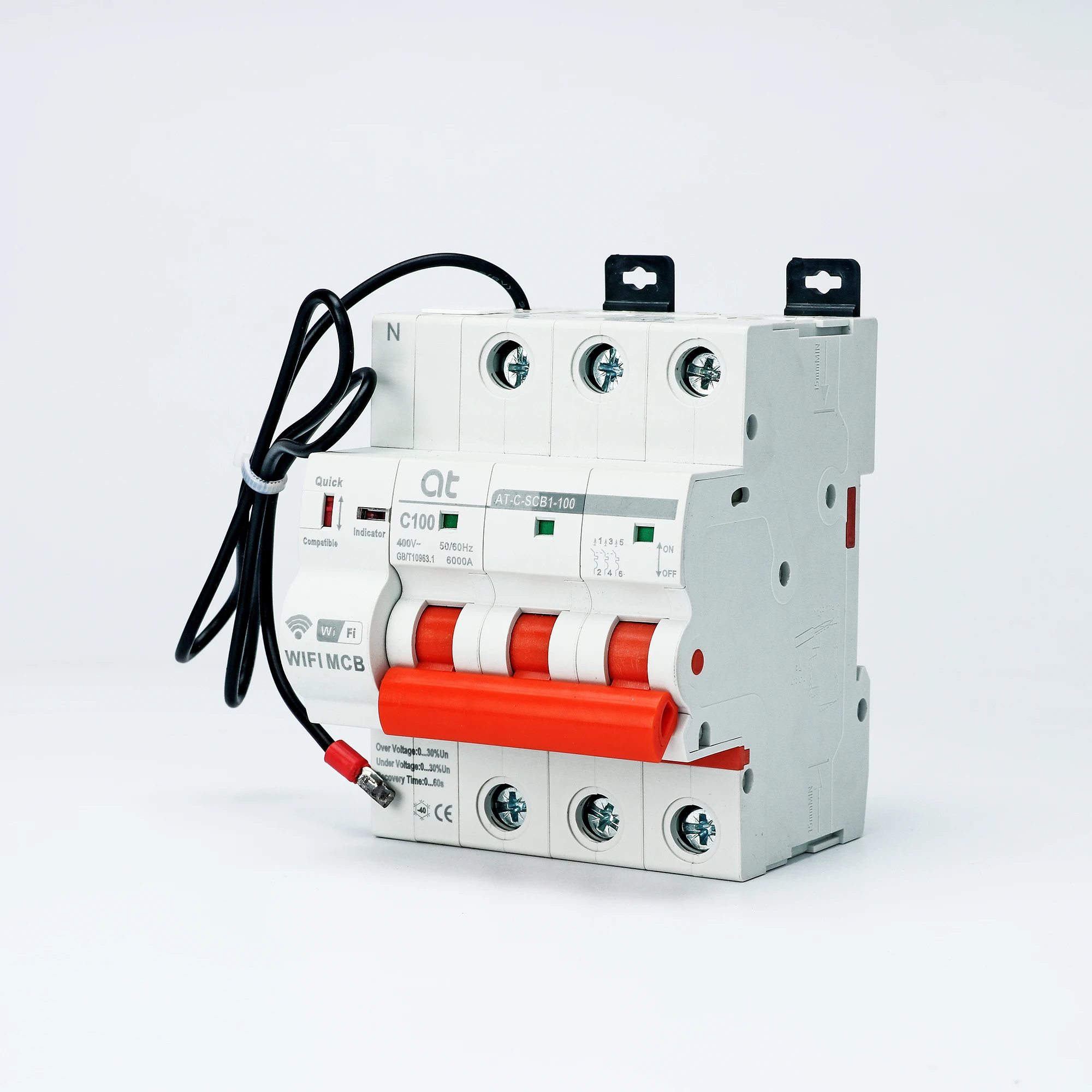 3P 35mm din rail Tuya WIFI Circuit Breaker TUYA APP Timer Remote Control Wireless Intelligent Automatic Smart Switch | Обустройство