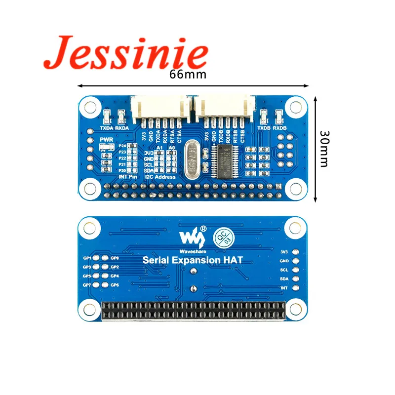 Raspberry Pi 2B/3B +/4B Zero W модуль платы разработки последовательного порта на борту SC16IS752