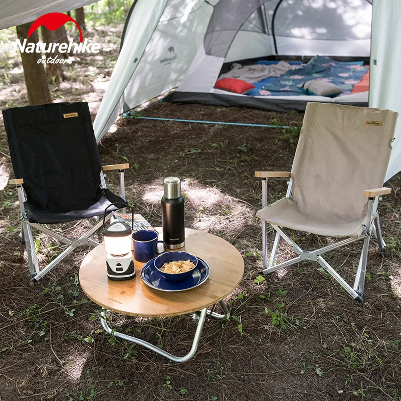 Складной стул для кемпинга Naturehike NH19JJ004 прочная спинка рыбалки портативное