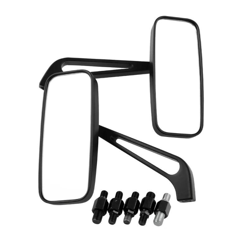 

2Pcs Motorcycle Rearview Mirror Scooter E-Bike Rear View Mirrors Back Side Convex Mirror 8mm 10mm Carbon Fiber