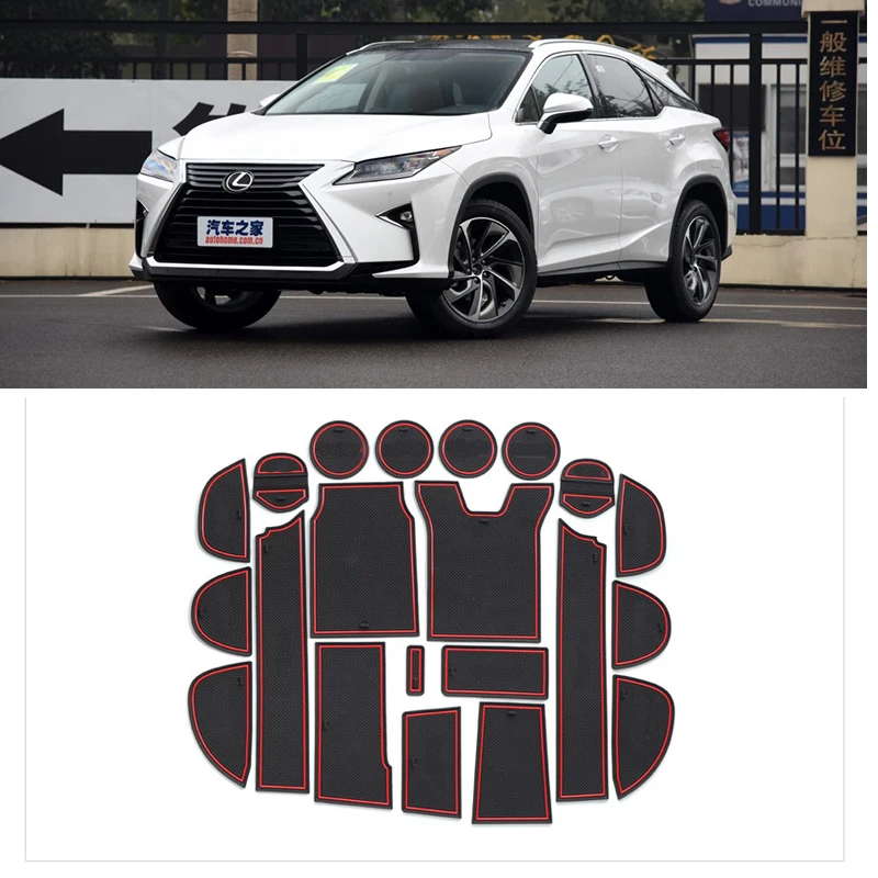Lsrtw2017 автомобиль для укладки двери паз коврик для lexus rx RX200T rx300 rx350 RX450h rx350 350 200 т 450h