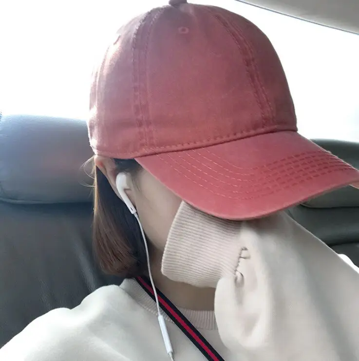 Новые Мягкие вымытые хлопковые джинсовые бейсболки для мужчин одноцветные