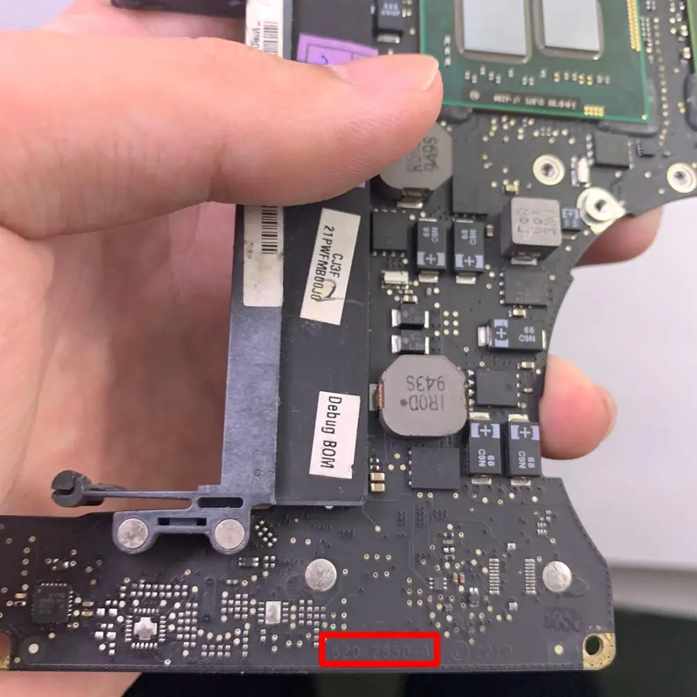 Материнская плата A1286 для Macbook Pro 15 &quotA1286 2010 материнская ноутбука 820 2850 A i5/i7