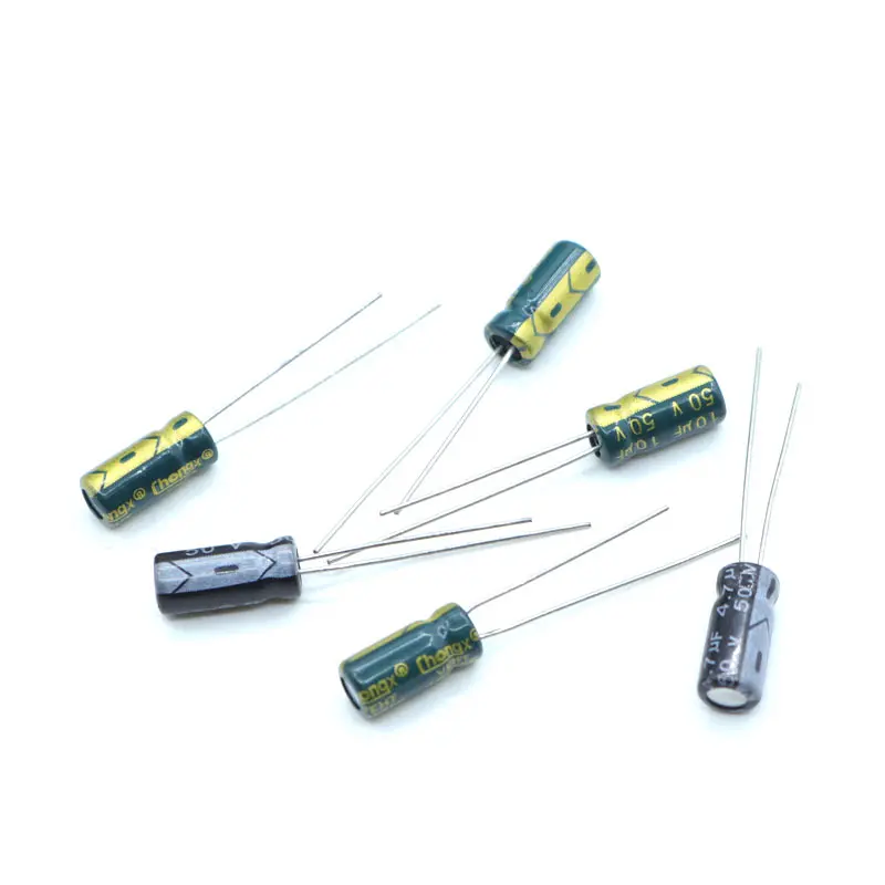 Высокочастотный алюминиевый электролитический конденсатор 5*11 с низким ESR