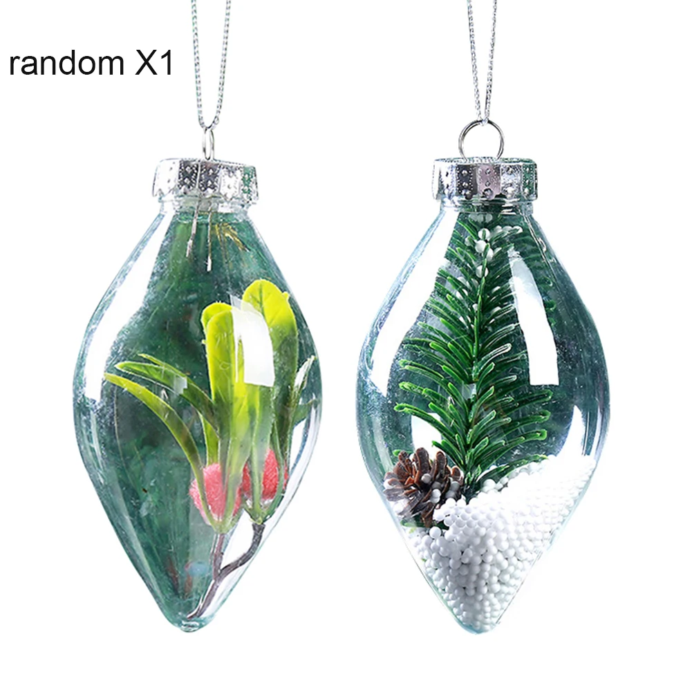 Рождественский шар с острыми носками стильные прозрачные рождественские