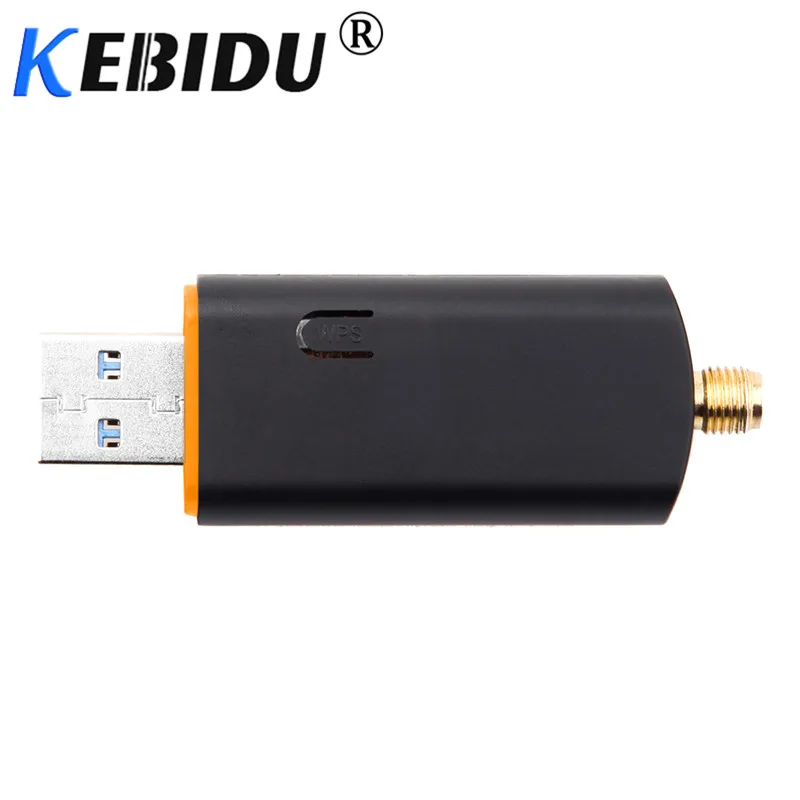 Kebidu 1200 Мбит/с приемник сетевой карты USB 3,0 с антенной беспроводной Wifi адаптер двухдиапазонный для настольного ноутбука 802.11ac стандарт
