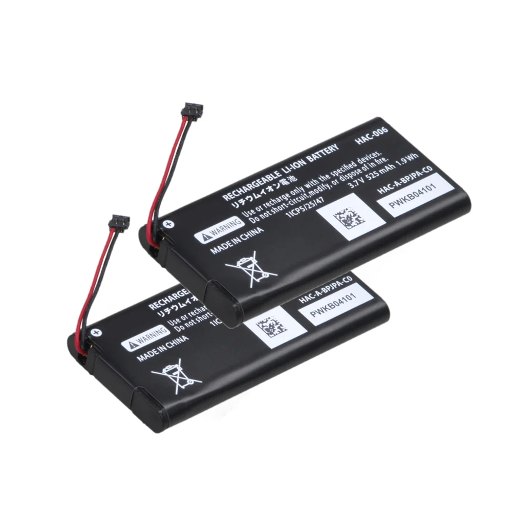 2 шт. 3 7 в 525 мА/ч HAC-006 батарея для Nintendo Switch HAC 006 HAC-015 HAC-016 HAC-A-JCL-C0 переключатель NS Joy-Con |