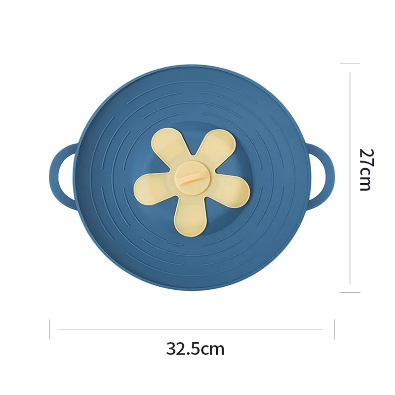 

Heat Resistant Silicone Lid Spill Stopper Cover for Pot Pan Universal Food Bowl Lid Kitchen Gadgets Cooking Tool Flower Cookware