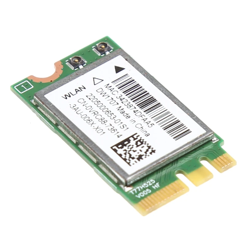 Беспроводная Bluetooth V4.0 300M NGFF WIFI WLAN карта для Dell DW1707 VRC88 Qualcomm Atheros QCNFA335|Сетевые карты|