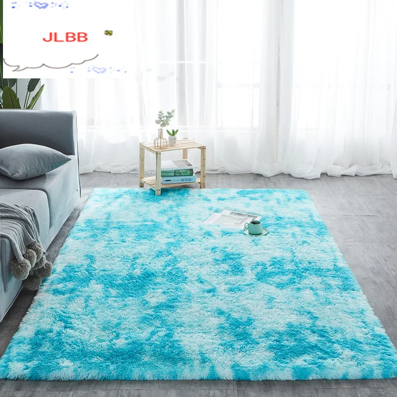 Пушистый Ковер воздушного поцелуя для гостиной ворсистые декоративные ковровые