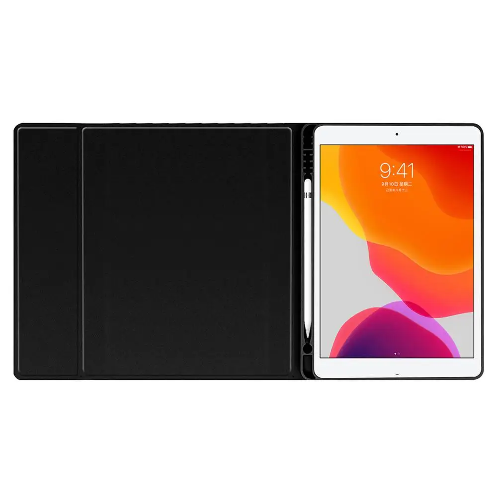 Для iPad 7th 10 2 дюймов Bluetooth клавиатура чехол с карандаш держатель для 8th Gen