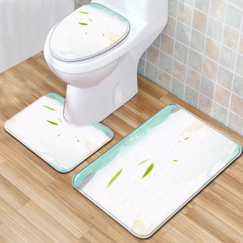 Zeegle коврик для ванной с рисунком девочек комплект из 3 вещей душевая комната