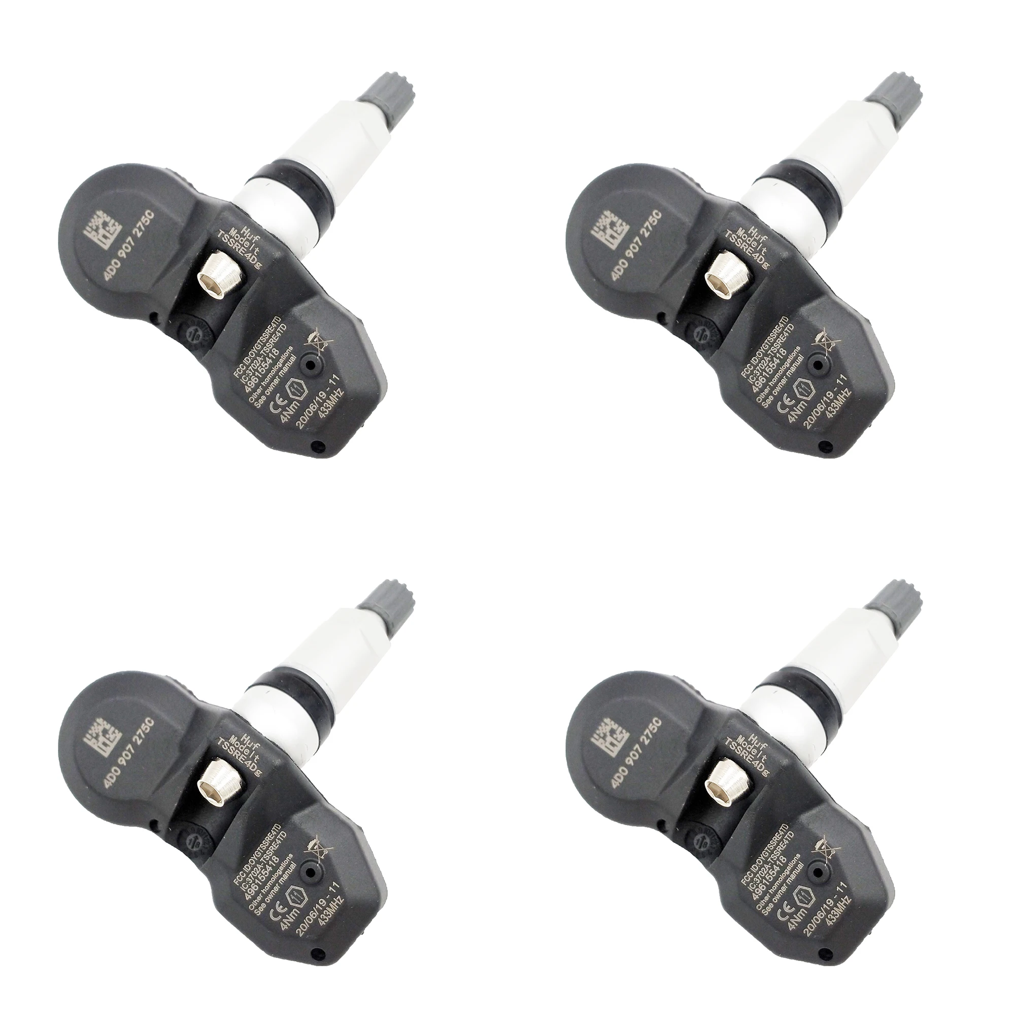 Датчик давления в шинах для Audi Bentley 4D0 907 275C 4D0907275C TPMS 275 C 433 МГц|Датчик шинах| |