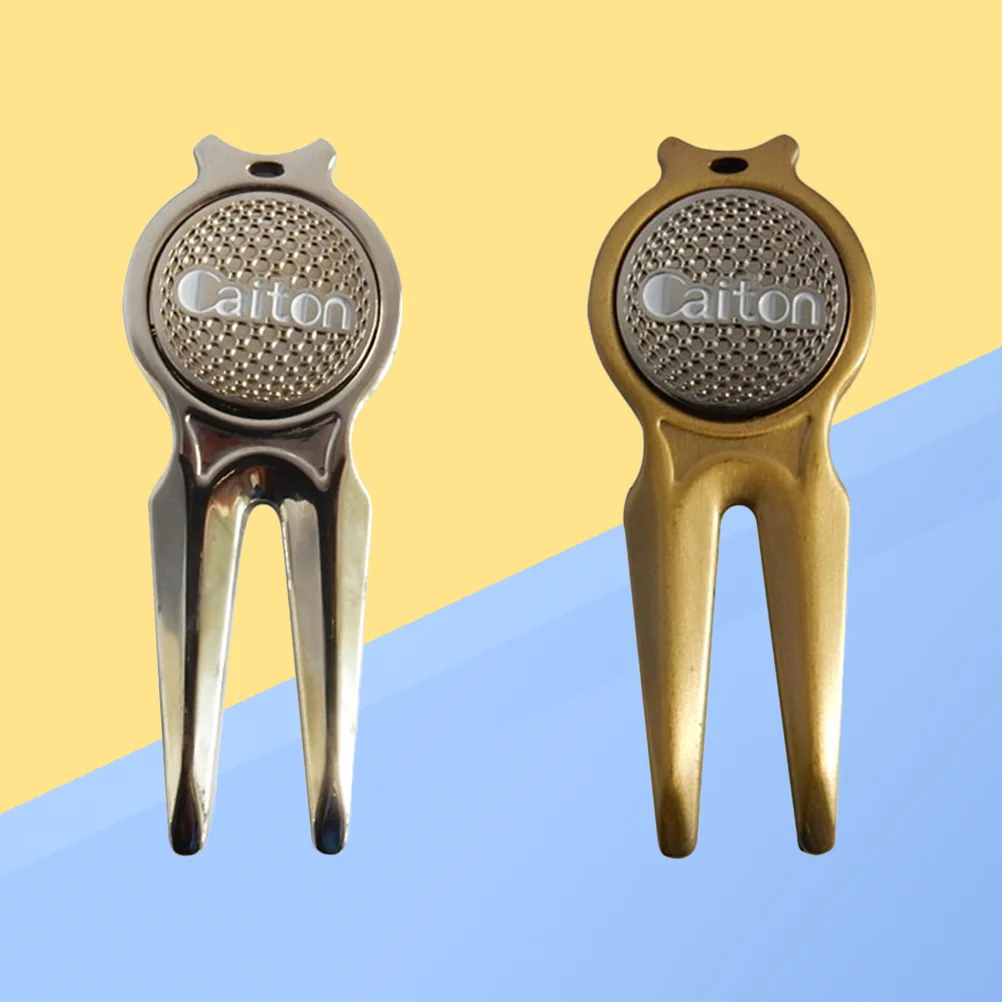 

2 шт. ремонтный инструмент Divot, портативная зеленая вилка Divot с фотоэлементом (случайный цвет)