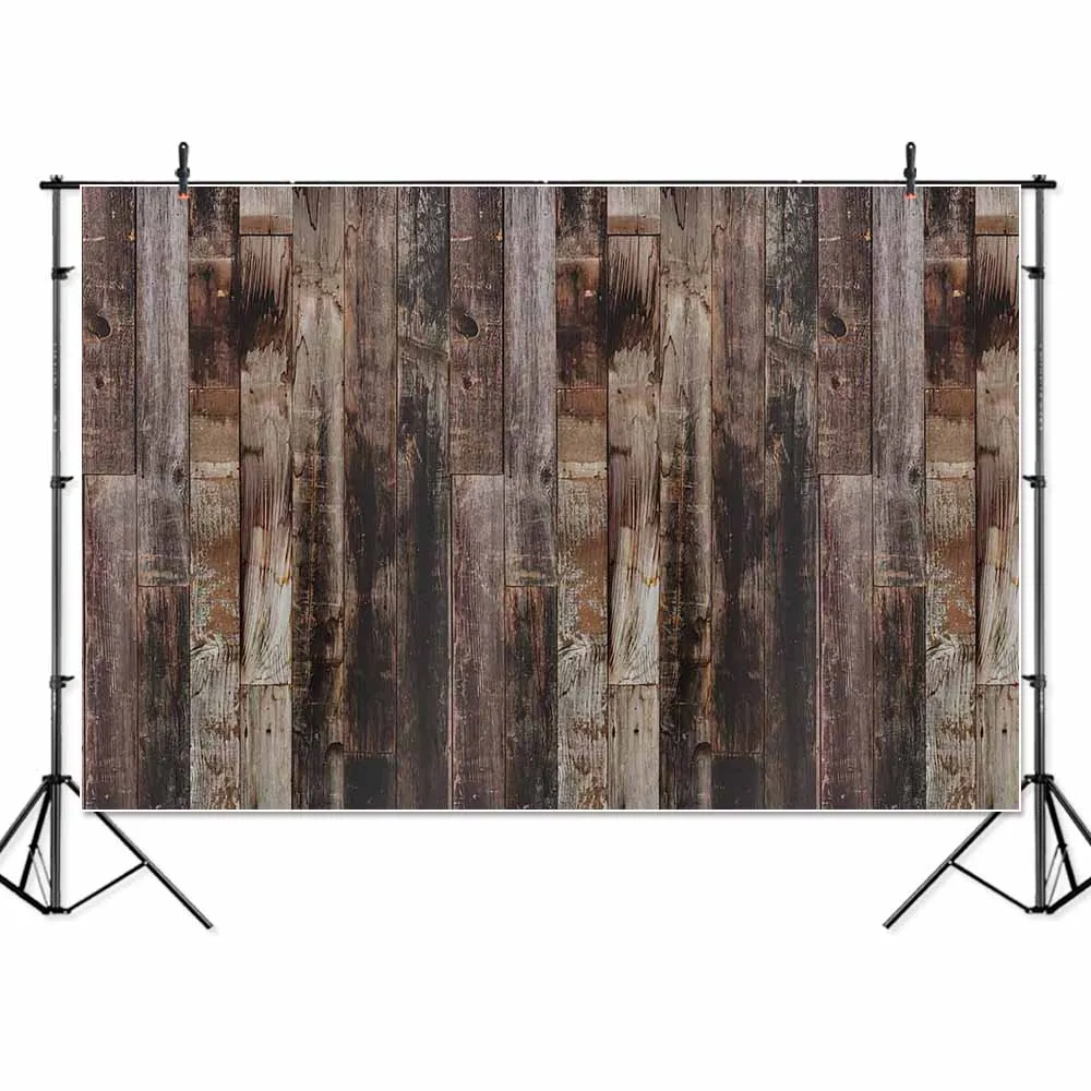 

SeekPro Vinyl Light Blue Wood Floor Banner Photography Backgrounds Portrait Wood Planks Photo Backdrops Studio